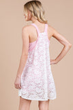 Load image into Gallery viewer, White Lace Mini Dress | Romantic Flirty Short Dress | Versatile Day &amp; Night Silhouette