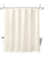 Nordic Style Geometric Textured Shower Curtain – Waterproof & Mildew Resistant Fabric with Tassel Trim (180×180cm / 71×71in)