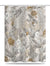 Beige Botanical Shower Curtain – Waterproof & Mildew Resistant Polyester Fabric Bathroom Divider 180×180cm Nordic Style