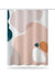 Abstract Art Shower Curtain – Waterproof & Mildew Resistant Polyester Fabric 180×180cm Modern Minimalist Bathroom Divider