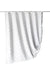 Minimalist White Geometric Shower Curtain – Waterproof & Mildew Resistant Fabric Bathroom Divider, Heavy-Duty Polyester (180×180cm / 71×71in)