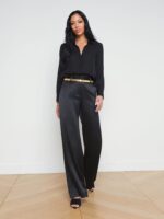 Hallie Silk-Organza Graphic Blouse - Image 4