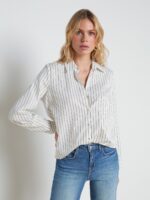 Nina Lurex-Cotton Blouse