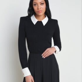 April Cufflink Detail Pullover