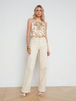 Tillie Silk Chain-Neck Top - Image 3