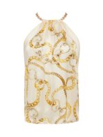 Tillie Silk Chain-Neck Top - Image 6