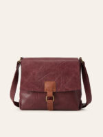 Women’s Vintage Leather Crossbody Bag - Stylish and Simple Design Shoulder Bag
