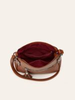 Women’s Simple Leather Crossbody Bag - Fashionable Tassel Decorated Bag - Image 2