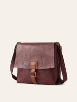 Women’s Vintage Leather Crossbody Bag - Stylish and Simple Design Shoulder Bag - Image 4