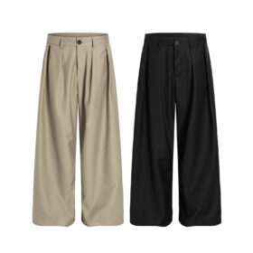 Men's High-Waisted Loose Long Pants - Versatile Casual Style