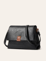 Women’s Vintage Leather Shoulder Bag - Simple and Stylish Crossbody Bag - Image 5