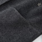 Women's Jewel-Embellished High-Collar Wool Coat - Elegant and Simple Design - Image 2